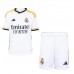 Maillot de foot Real Madrid Domicile vêtements enfant 2023-24 Manches Courtes (+ pantalon court)